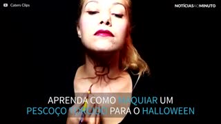 Como torcer o pescoço para o Halloween