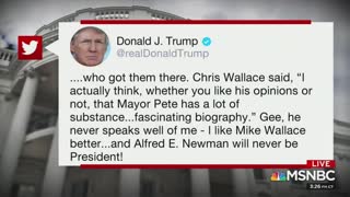 MSNBC's Nicolle Wallace loses it over Trump tweet criticizing Chris Wallace
