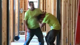 Plumbers Throw Punches at Work