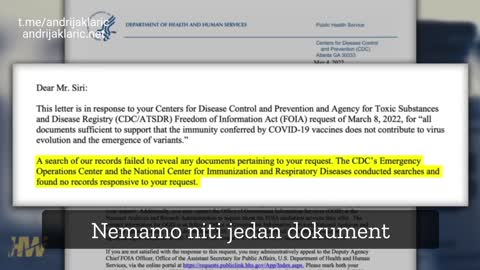 CDC ne može dokazati da cjepivo ne izaziva nove varijante