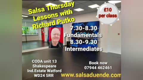Salsa dance lessons Watford