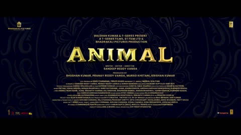 ANIMAL (Official Teaser): Ranbir Kapoor |Rashmika M, Anil K, Bobby D |Sandeep Reddy Vanga |Bhushan K