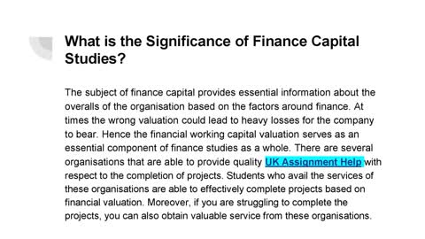 What is Financial Working Capital?