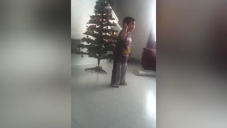 Little Boy Cries While Dancing