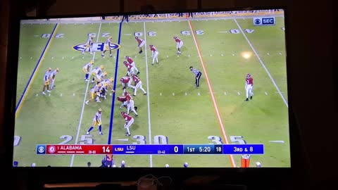 ALABAMA 21 LSU 0