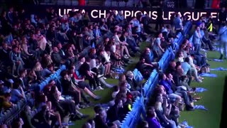 Chelsea fans celebrate Champions League win