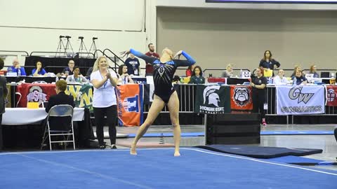 Moorea Linker- 2019 JO Nationals Floor Champion-Competed Double Double