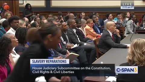 Republican Booed at Reparations Hearing for Claiming Slavery Reparations ‘Unconstitutional’