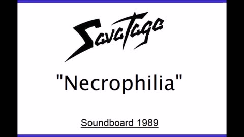 Savatage - Necrophilia (Live in Eindhoven, Netherlands 1989) Soundboard