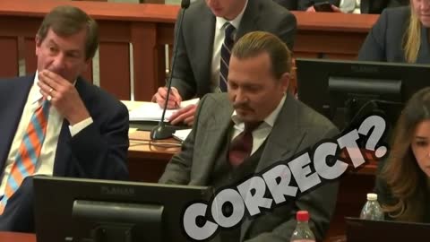 Johnny Depp Reaction at Bizzare Penis Question in Court and Getting Hillarious 😂