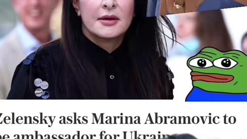 Marina Abramovic asked to be Ukrainian Ambassador !