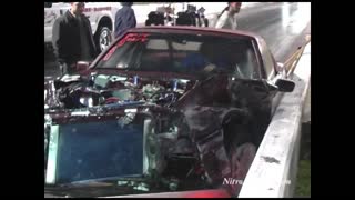 Drag Racing Hard Crash Testing Ford Mustang