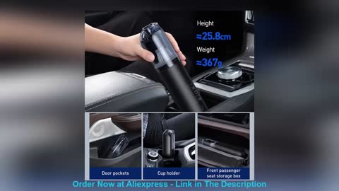 ✅ Baseus A1 Car Vacuum Cleaner 4000Pa Wireless Vacuum For Car Home Cleaning Portable Handheld Auto