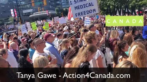Vancouver BC, Freedom Rally September 1, 2021