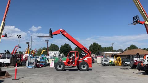 Telehandler Forklift 2003 SkyTrak 6042 6,000 LB 42' Reach Telescopic Fork Lift