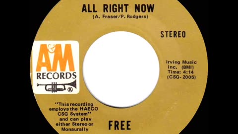 FREE--ALRIGHT NOW