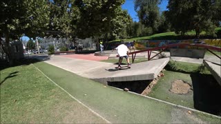 Roller skates at Araucano Park in Santiago, Chile