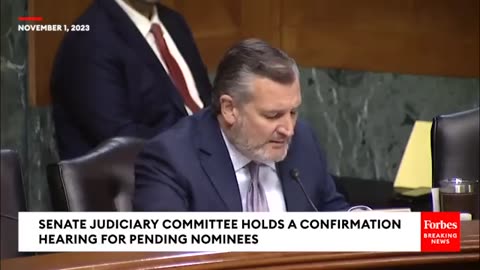 Lion Ted Cruz Ruthlessly MAULS Biden Judge Nominee over letter calling to release "ALL" criminals