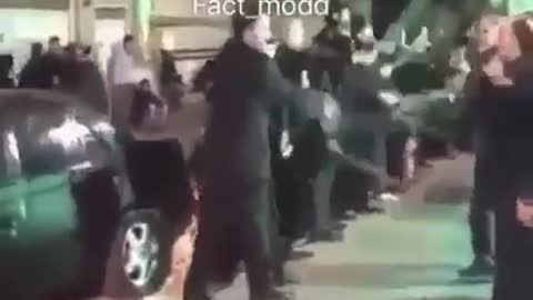 Motorcycle crashes into crowd in Ashura