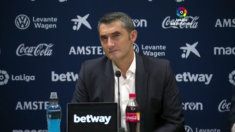 Valverde: La actitud del equipo siempre es buena pero contrario también juega