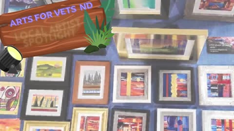 Arts For Vets ND Local Artist Spotlight - Episode 1 - Latest Updates with Kimberly Forness-Wilson