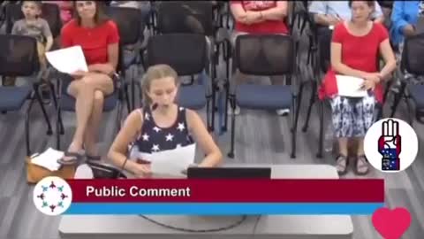 9-Year-Old Student Blasts School Board For Allowing BLM Posters While Banning “Politics in School”