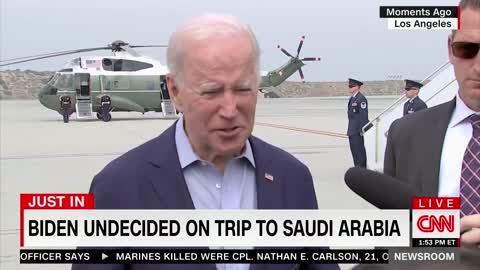 Biden doesn't know if he's coming or going to Saudi Arabia