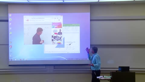 Math Professor Fixes Projector Screen (April Fools Prank) Amazing!!!