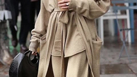 Hailey Bieber’s Overcoat Outfits