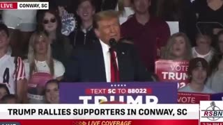 Trump tells the truth at South Carolina rally...