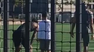 LeBron James Accidentally Kicks Soccer Ball into Face