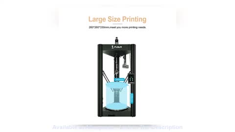 ❤️ FLSUN SuperRacer SR 3DPrinter 200mm/s High-Speed Printing Pre-Assembly Auto-leveling Touch Screen