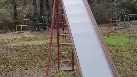 Boy on Slide