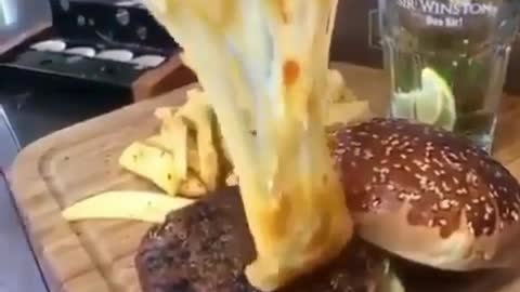 Fastfood Berger cheese