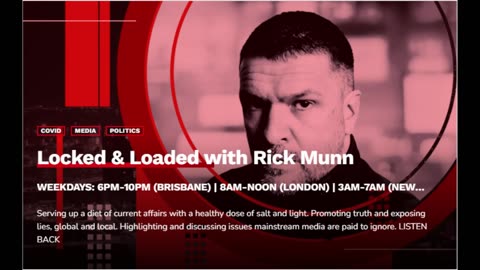 (26 May 2023) Jonathan Weissman joins Rick Munn live on TNT Radio
