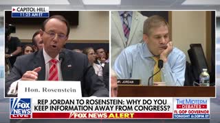 Rod Rosenstein, Jim Jordan battle it out in fiery exchange