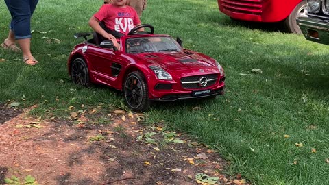 Riding in Style at the Car Show