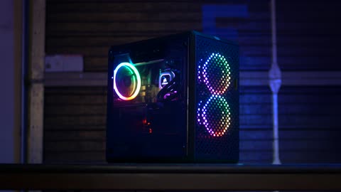 Gaming Computer with RGB Fans
