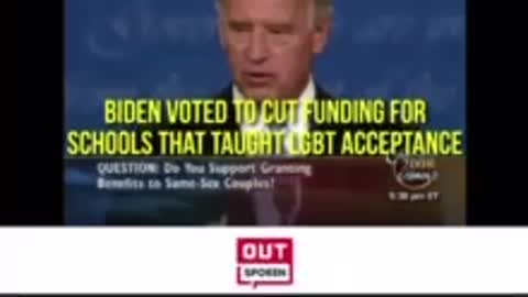 Joe Biden is homophobic