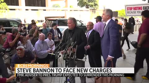 Steve Bannon expected to surrender to prosecutors amid criminal border wall fundraising probe