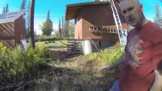 Preparing the cabin for winter - unfortunately no hunting - Alaskan moose camp - Part 4
