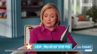 Cringe: Hillary Clinton Gets Emotional Reading Speech She Would Have Given If She Won in 2016