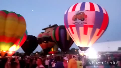 Hot Air Balloon Glow Labor Day Lift Off Colorado Springs
