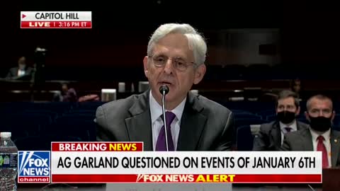 AG Garland REPEATEDLY Declines to Put to Rest Question About Feds at Jan 6