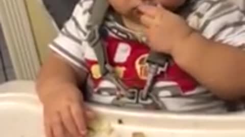 This Baby Eating Vegetables Is All of Us