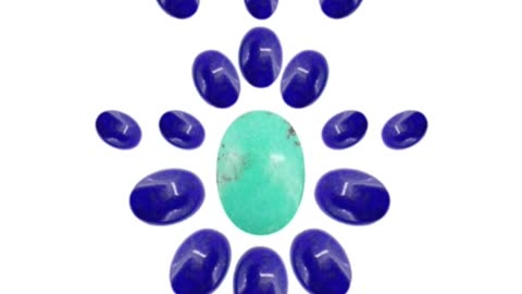 onyx cabochon size 5*7mm pear-shape Lapis lazuli and Natural turquoise oval shape