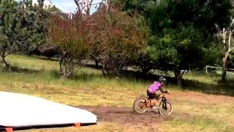 Landing backflips at 7 years old 🤯 MTB