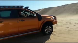 Dessert ride with a Ford Ranger Wildtrack