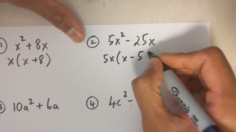 Grade 10 Math - Common Factoring (Lesson 5.3)