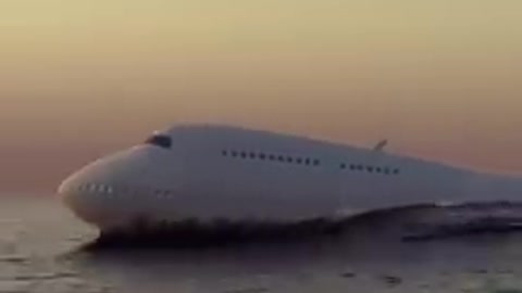 Unbelievable Scene | Plane Falls Into The Ocean!